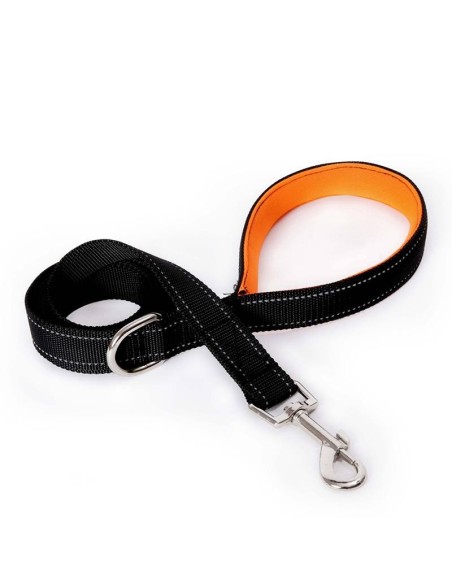 Correa Reflectante para Perros "Esparta"
 Talla-M Color- Naranja