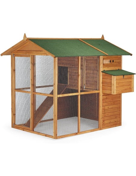 Galinheiro de madeira "Bruxelas"