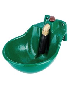 Bebedouro empurrador de metal para cavalos