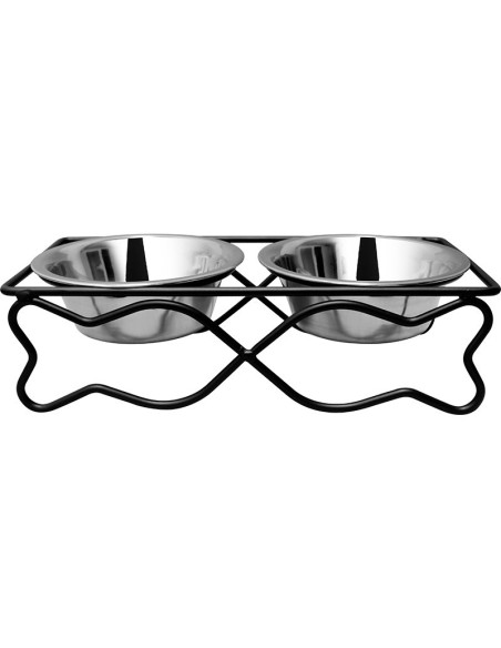 Alimentador duplo com suporte para peixes