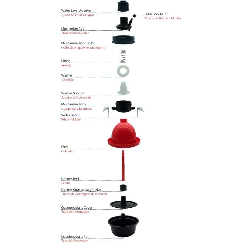 BEBEDERO COLGANTE CAMPANA AUTOMAT AVES