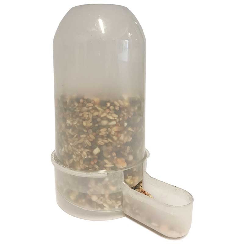 Bebedouro/comedouro de plástico para pássaros