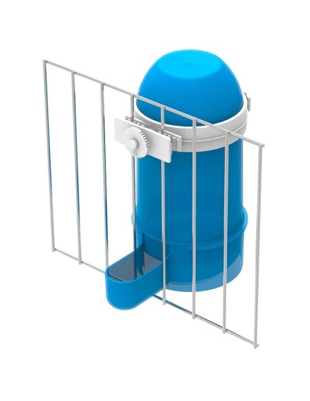 Bebedouro/comedouro de plástico para pássaros