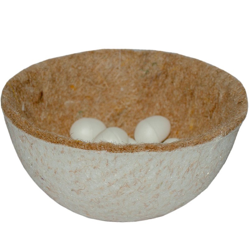 Ninho de juta para pássaros