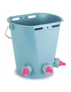 Balde com Tetinas para Cordeiros