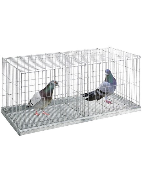 Jaula de Exposición 2 Dptos. con Bandeja