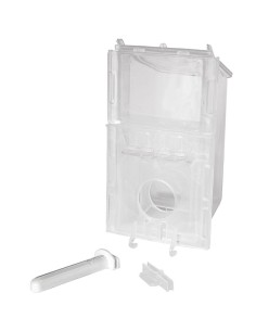 Alimentador de pássaros de funil de plástico