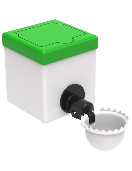 Bebedouro basculante com tanque para pássaros