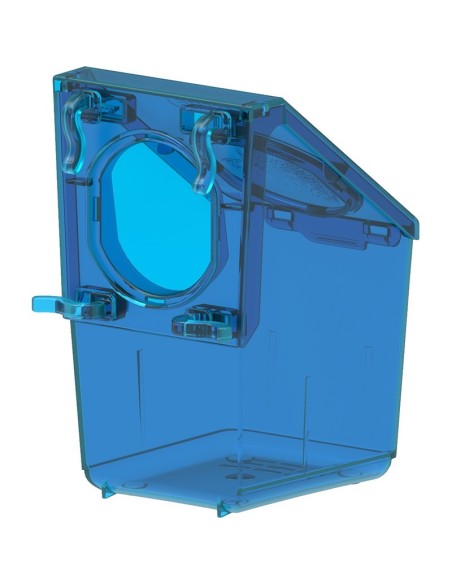 Comedero palomas 1 Dpto. Int/Ext azul translúcido