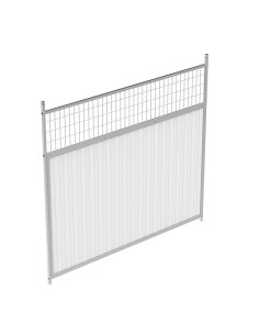 Caixa canina lateral com painel sanduíche de 30 mm