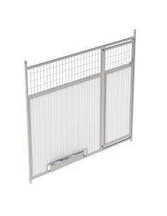 Frente de caixa para cães com painel sanduíche de 30 mm