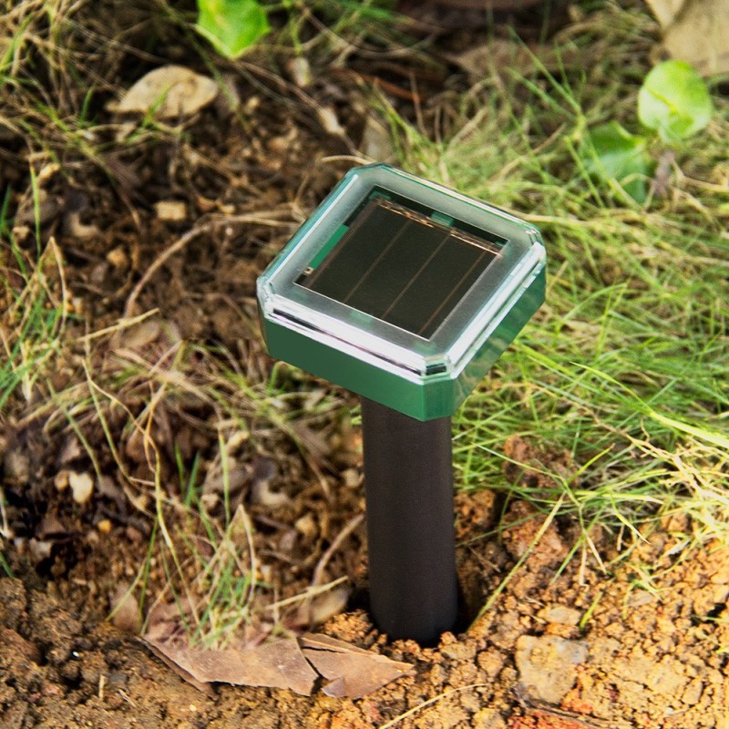AHUYENTADOR SOLAR ULTRASONIDO ROEDORES