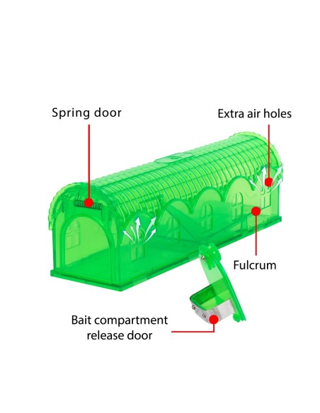 ESTAÇÃO VERDE TRANSLÚCIDA MOUSETRAP