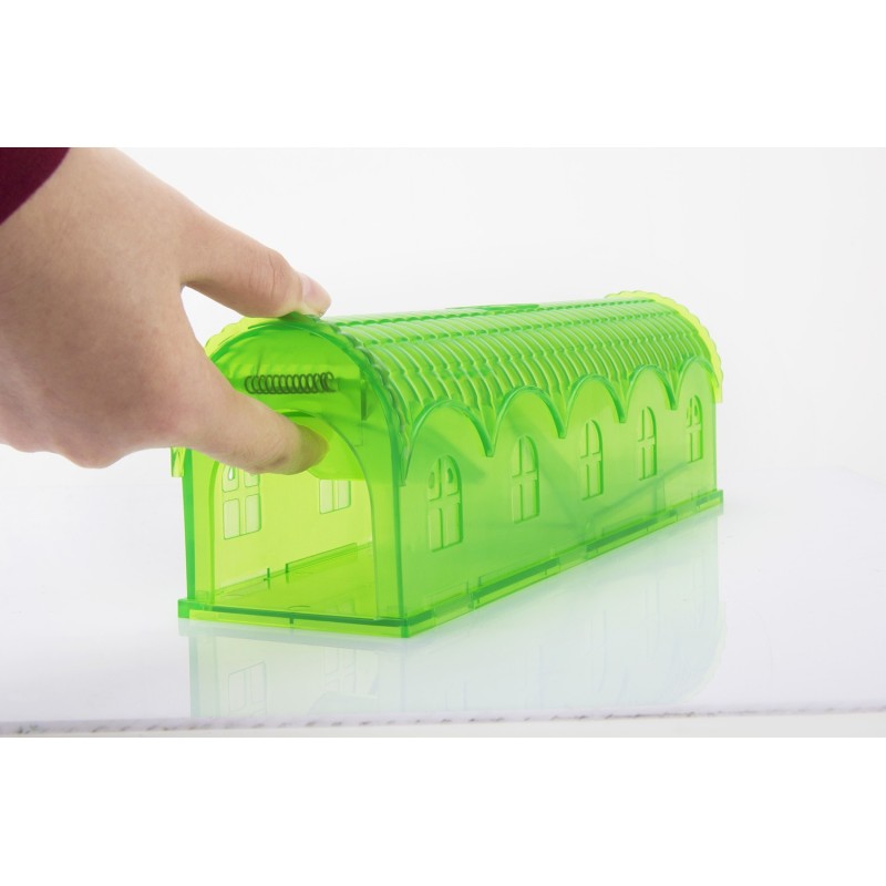 RATONERA ESTACIÓN VERDE TRASLUCIDO