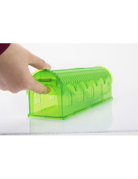 RATONERA ESTACIÓN VERDE TRASLUCIDO