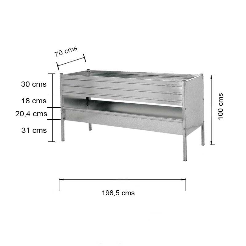 Alimentador de pratos para ovelhas