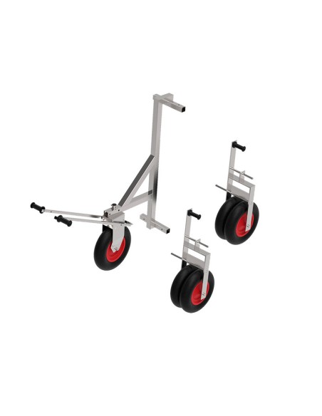 Kit enganche + ruedas corral móvil de 12,5 m2 para gallinas