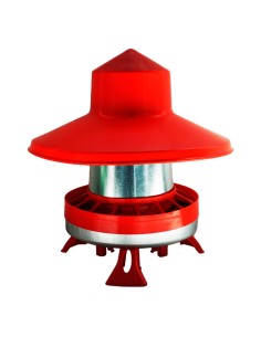 Tolva de metal Free-Range para aves 14L