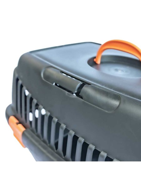 Suporte GT XS preto/laranja