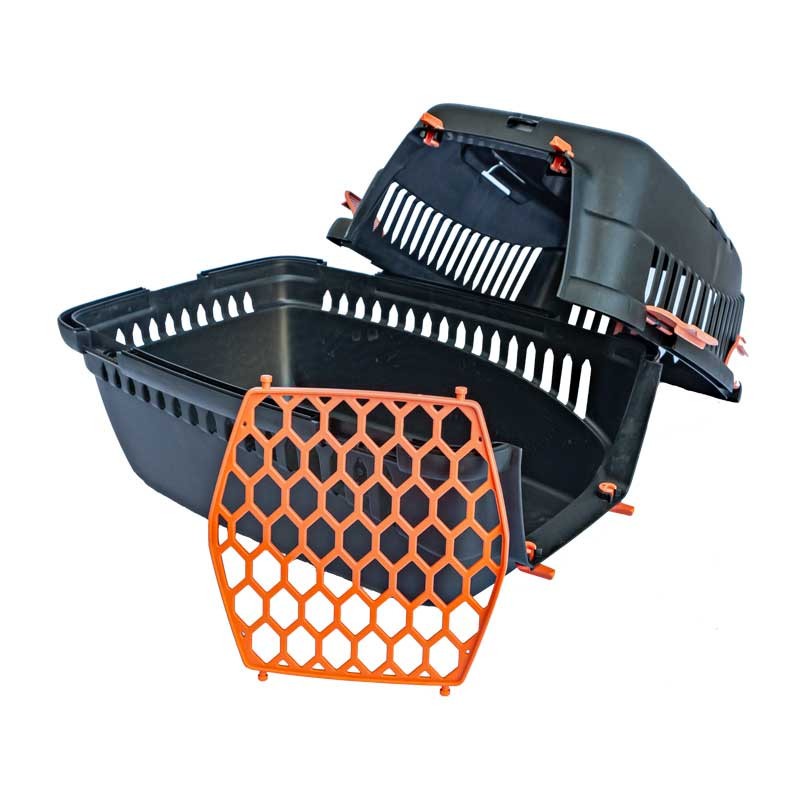 Suporte GT XS preto/laranja