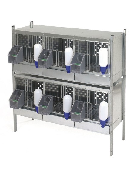 Jaula de Perdices de 3 departamentos