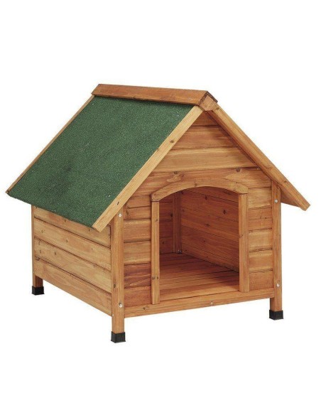 Casinha de cachorro de madeira triangular