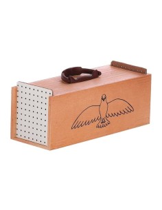 Transportador de madeira para pombos