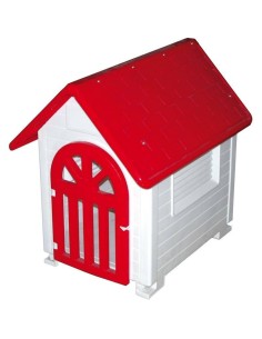 Casa de Plástico para Cães com Porta