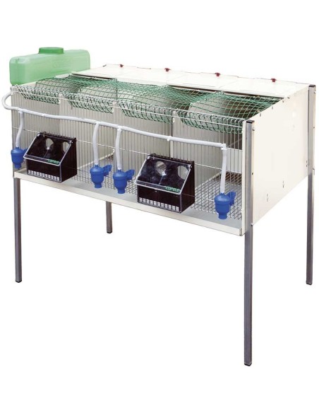 Jaula para Perdices de 4 Departamentos