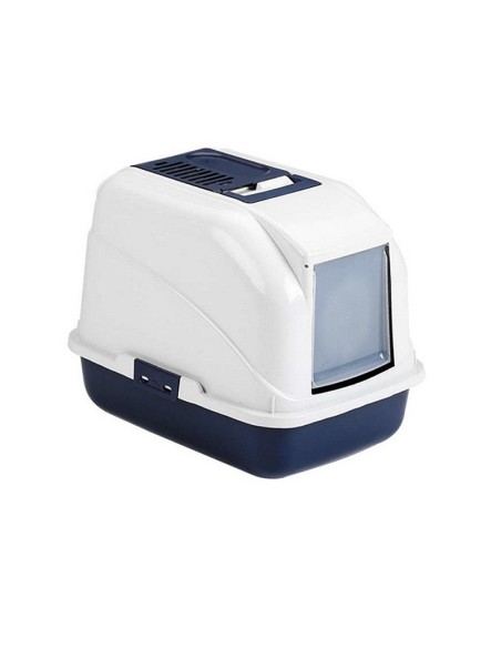 Banheiro para gatos com porta