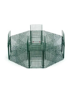 Gaiola de captura de pegas octogonais pintadas