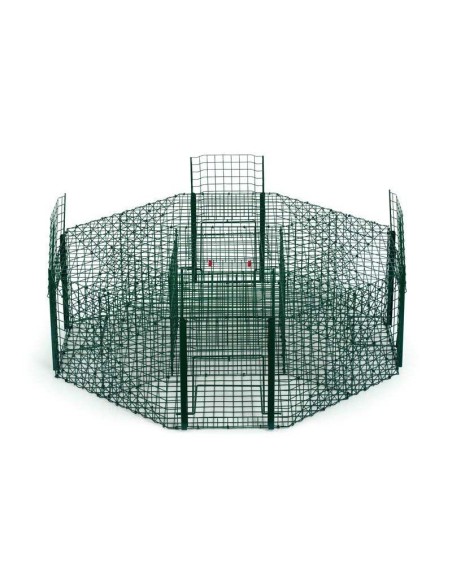 Jaula Captura Urracas Octogonal Pintada