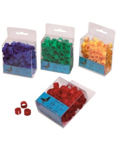 Anel Plástico Pombas 8mm (100 Unidades)