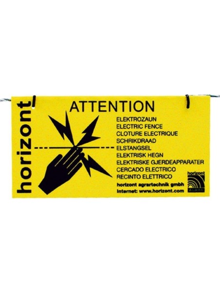 Sinal de aviso de 2 lados (4 unidades)