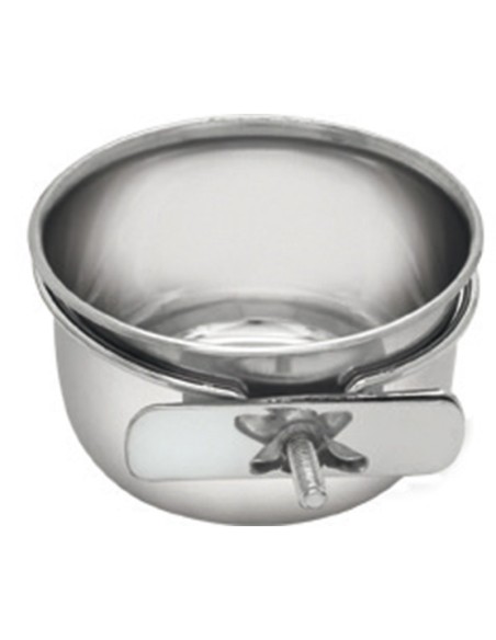 Comedero de Acero Inoxidable con Soporte